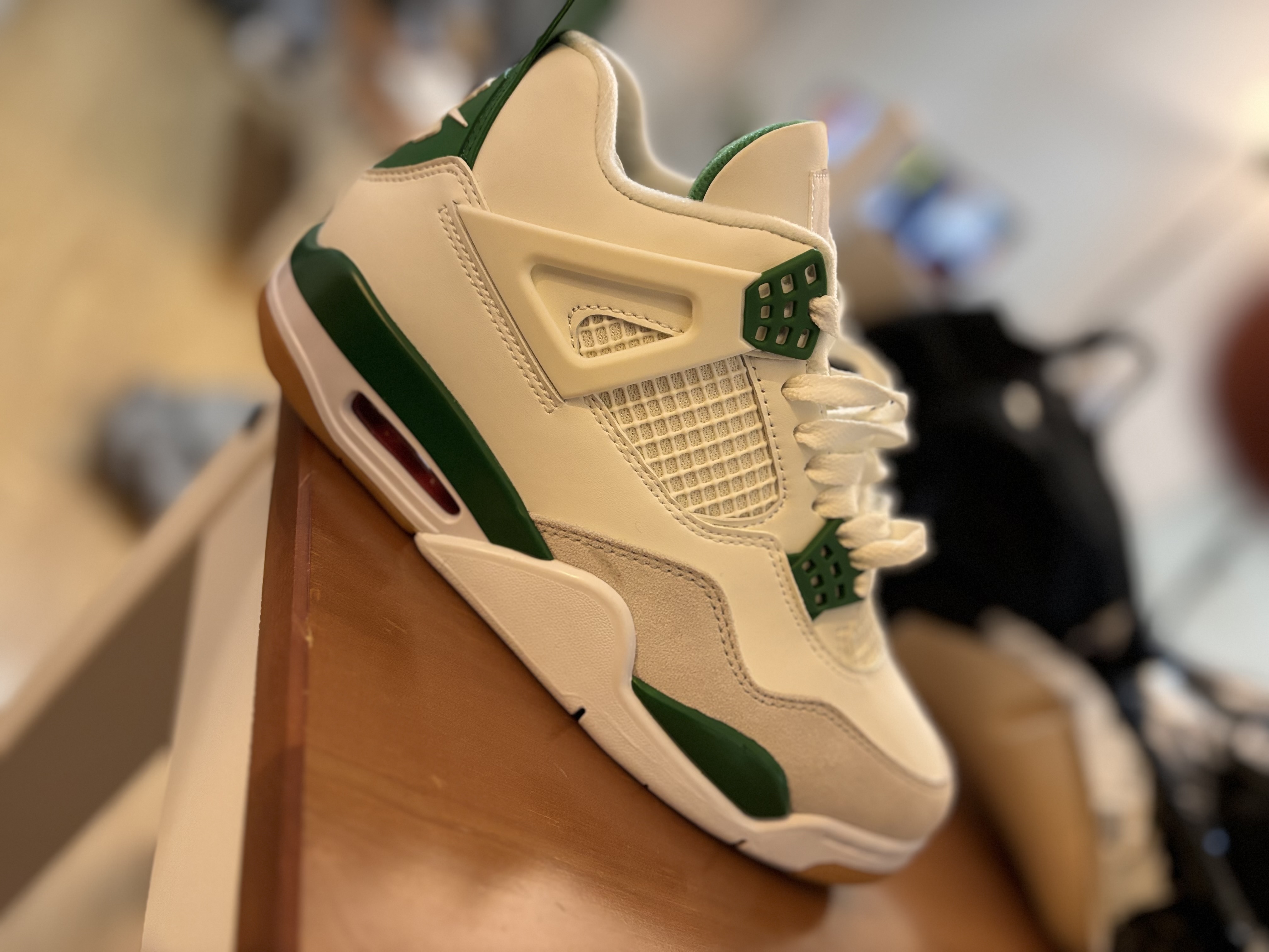 PK God Batch Air Jordan 4 SB Pine Green DR5415-103 review Thony 01