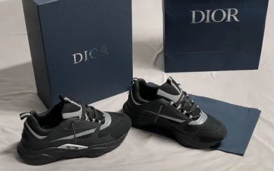 PK God Batch Dior B22 Black Silver 3SN231ZNG_H969 review Daga 08