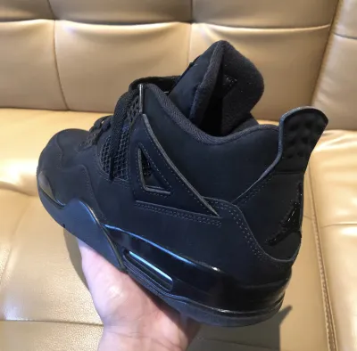 PK God Batch Air Jordan 4 Black Cat CU1110-010 review G*** 02