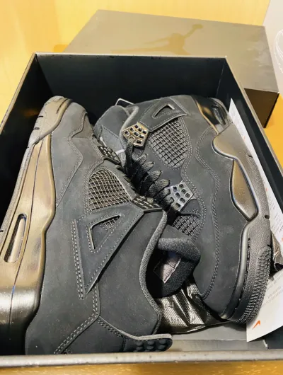 PK God Batch Air Jordan 4 Black Cat CU1110-010 review J*** 00
