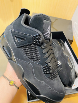 PK God Batch Air Jordan 4 Black Cat CU1110-010 review J*** 02
