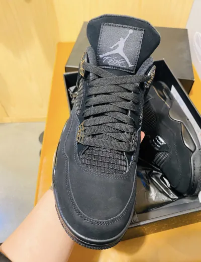PK God Batch Air Jordan 4 Black Cat CU1110-010 review J*** 03
