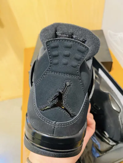 PK God Batch Air Jordan 4 Black Cat CU1110-010 review J*** 04