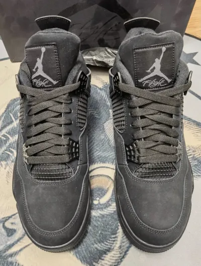 PK God Batch Air Jordan 4 Black Cat CU1110-010 review S*** 01