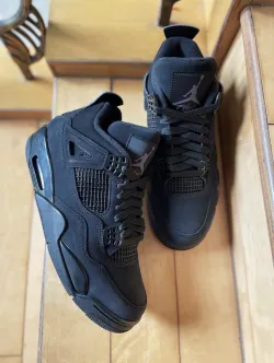 PK God Batch Air Jordan 4 Black Cat CU1110-010 review K*** 02