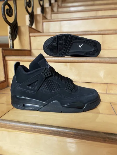 PK God Batch Air Jordan 4 Black Cat CU1110-010 review K*** 02