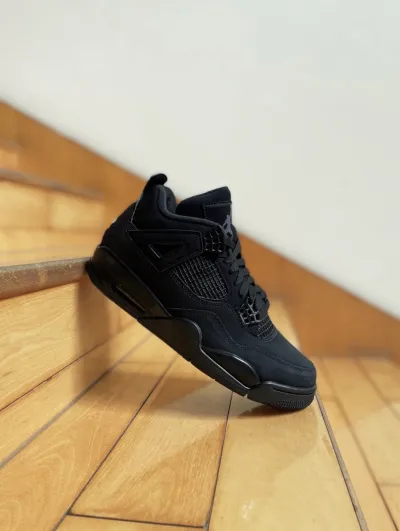 PK God Batch Air Jordan 4 Black Cat CU1110-010 review K*** 04