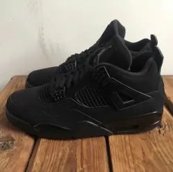 PK God Batch Air Jordan 4 Black Cat CU1110-010 review G*** 03