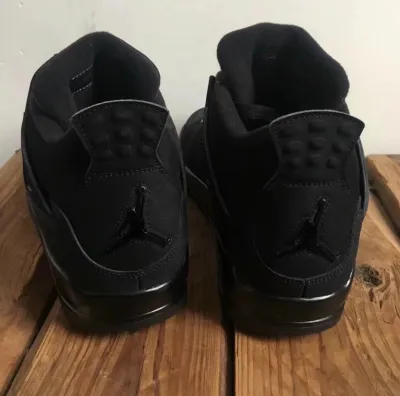 PK God Batch Air Jordan 4 Black Cat CU1110-010 review G*** 03