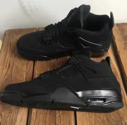PK God Batch Air Jordan 4 Black Cat CU1110-010 review G*** 05
