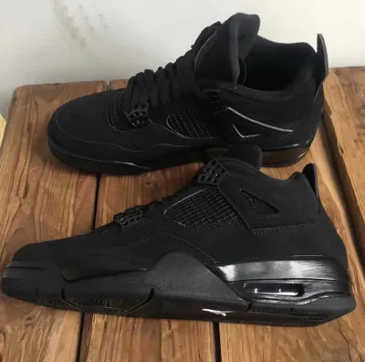 PK God Batch Air Jordan 4 Black Cat CU1110-010 review G*** 04