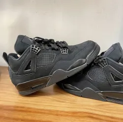 PK God Batch Air Jordan 4 Black Cat CU1110-010 review E*** 02