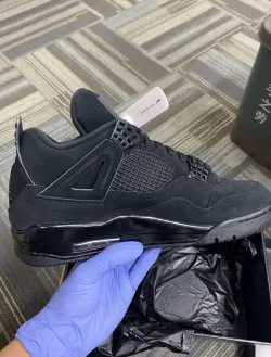 PK God Batch Air Jordan 4 Black Cat CU1110-010 review B*** 01