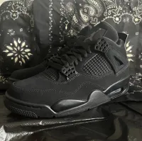 PK God Batch Air Jordan 4 Black Cat CU1110-010 review 0