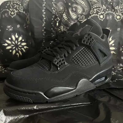 PK God Batch Air Jordan 4 Black Cat CU1110-010 review K*** 00