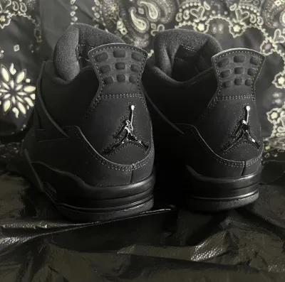 PK God Batch Air Jordan 4 Black Cat CU1110-010 review K*** 01
