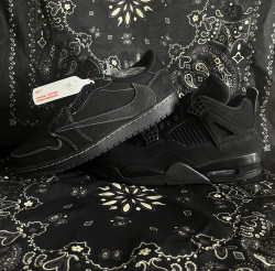 PK God Batch Air Jordan 4 Black Cat CU1110-010 review K*** 03