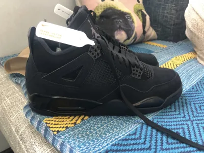PK God Batch Air Jordan 4 Black Cat CU1110-010 review N*** 01