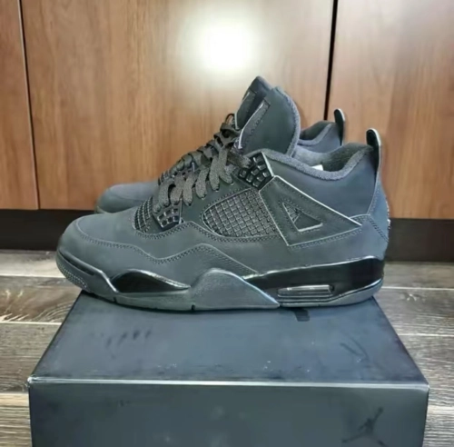 PK God Batch Air Jordan 4 Black Cat CU1110-010 review 