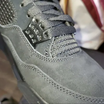PK God Batch Air Jordan 4 Black Cat CU1110-010 review B*** 03