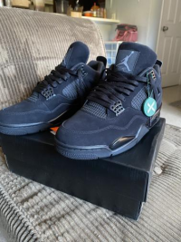 PK God Batch Air Jordan 4 Black Cat CU1110-010 review 0