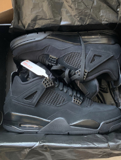 PK God Batch Air Jordan 4 Black Cat CU1110-010 review E*** 01
