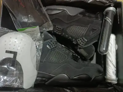 PK God Batch Air Jordan 4 Black Cat CU1110-010 review Alex 00