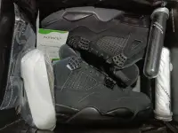 PK God Batch Air Jordan 4 Black Cat CU1110-010 review 1