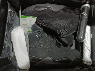 PK God Batch Air Jordan 4 Black Cat CU1110-010 review Alex 01