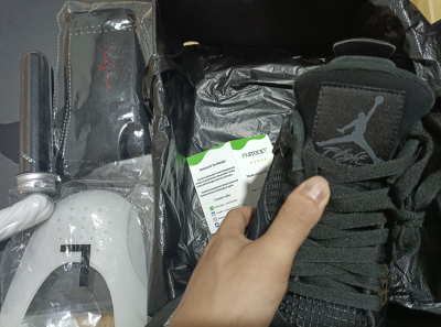 PK God Batch Air Jordan 4 Black Cat CU1110-010 review Alex 03