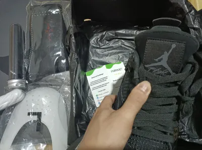 PK God Batch Air Jordan 4 Black Cat CU1110-010 review Alex 03