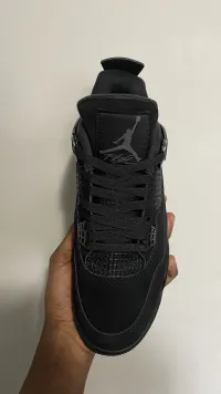 PK God Batch Air Jordan 4 Black Cat CU1110-010 review 1