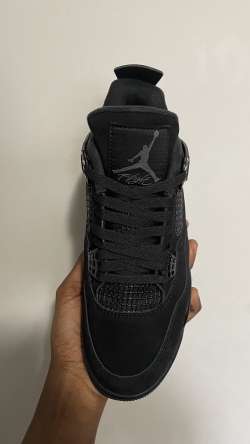 PK God Batch Air Jordan 4 Black Cat CU1110-010 review Elijah Hensford 02