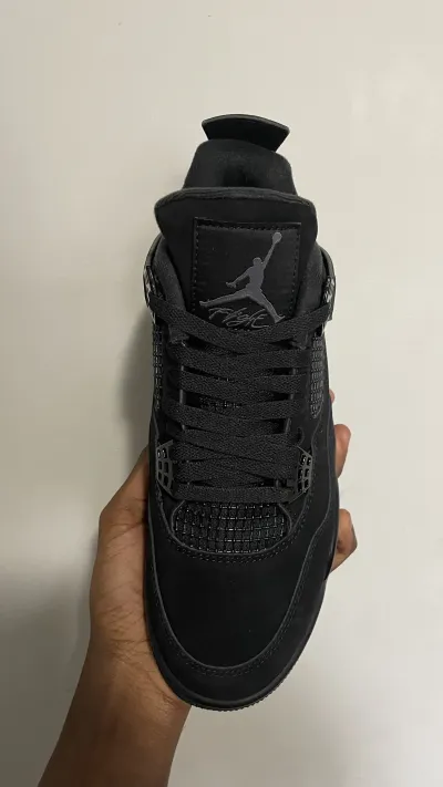 PK God Batch Air Jordan 4 Black Cat CU1110-010 review Elijah Hensford 01