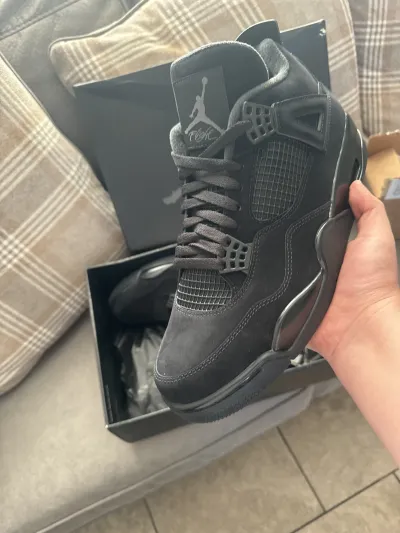 PK God Batch Air Jordan 4 Black Cat CU1110-010 review Jonathan  01