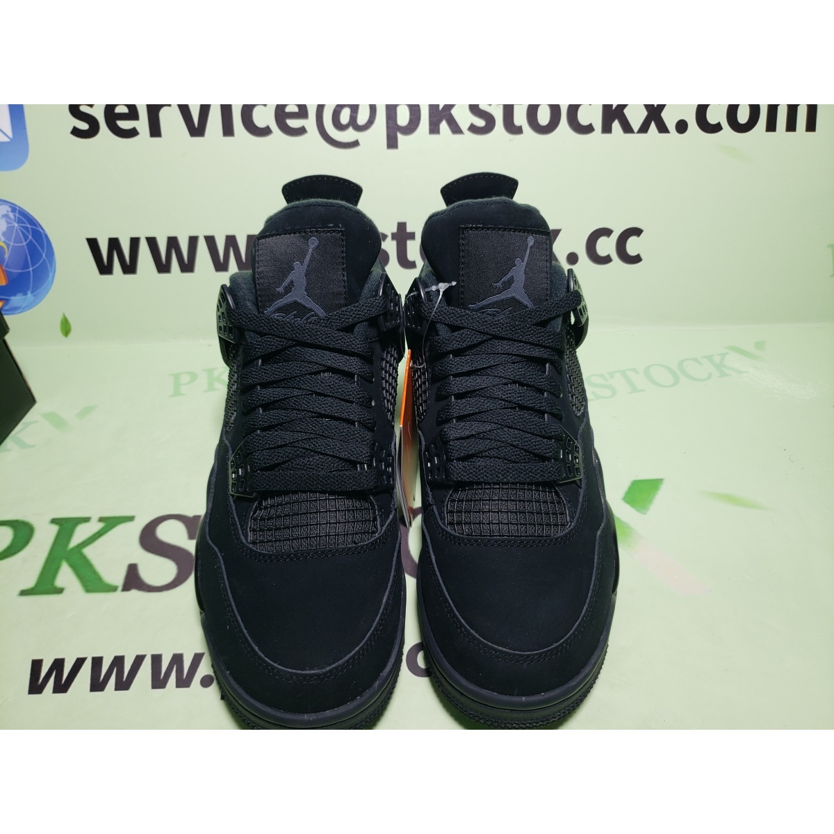 PK God Batch Air Jordan 4 Black Cat CU1110-010 review G*** 02