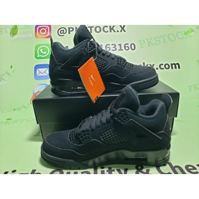 PK God Batch Air Jordan 4 Black Cat CU1110-010 review G*** 03