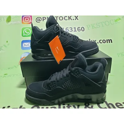 PK God Batch Air Jordan 4 Black Cat CU1110-010 review G*** 03