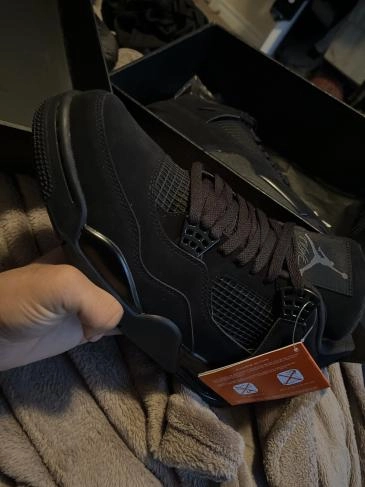 PK God Batch Air Jordan 4 Black Cat CU1110-010 review 
