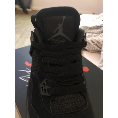 PK God Batch Air Jordan 4 Black Cat CU1110-010 review jokkk