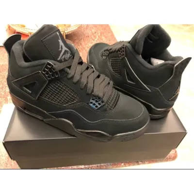 PK God Batch Air Jordan 4 Black Cat CU1110-010 review Bul
