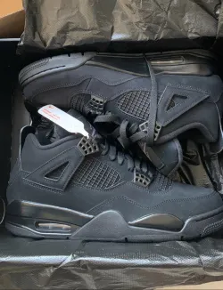 PK God Batch Air Jordan 4 Black Cat CU1110-010 review R*** 01