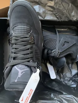 PK God Batch Air Jordan 4 Black Cat CU1110-010 review R*** 02