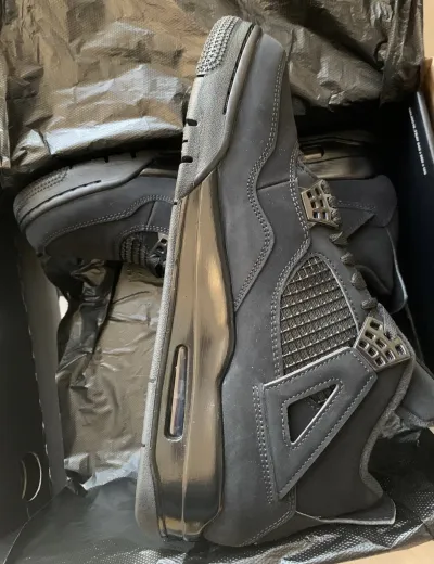PK God Batch Air Jordan 4 Black Cat CU1110-010 review R*** 02