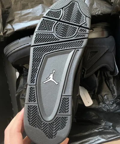PK God Batch Air Jordan 4 Black Cat CU1110-010 review R*** 03