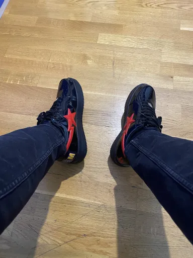 PK God Batch A Bathing Ape Bape Sta Low Shark Black 1H30-191-012-BLK review A***