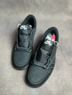 Special offer Batch Travis Scott x Air Jordan 1 Low OG SP Black Phantom DM7866-001 review K*** 01