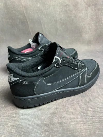 Special offer Batch Travis Scott x Air Jordan 1 Low OG SP Black Phantom DM7866-001 review K*** 01