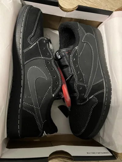 Special offer Batch Travis Scott x Air Jordan 1 Low OG SP Black Phantom DM7866-001 review R*** 00