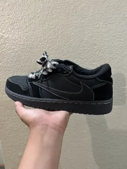 Special offer Batch Travis Scott x Air Jordan 1 Low OG SP Black Phantom DM7866-001 review @g4orgee 02